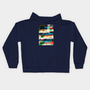 Oh Oh Neon Layer Background Kids Hoodie